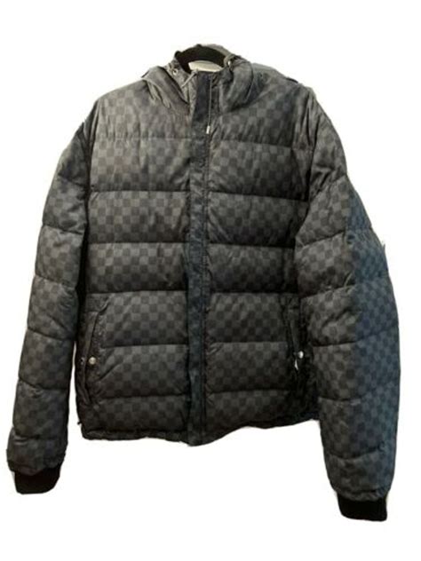 louis vuitton graphite damier reversible down jacket|Damier Reversible Down Blouson .